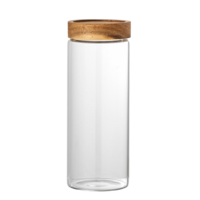 KAUNA Voorraadbus 690ml Glas HOUT