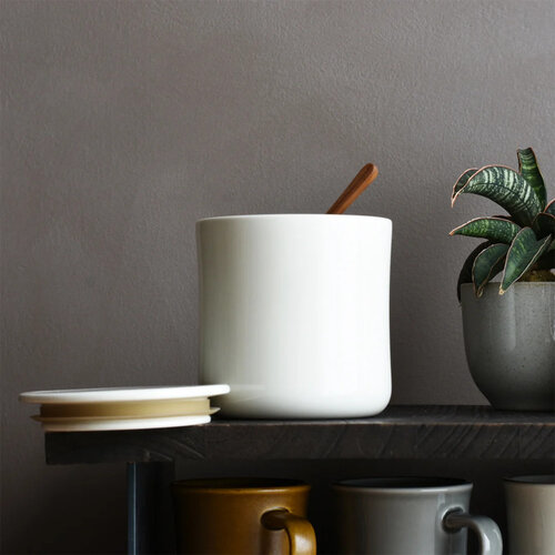 Kinto KINTO Voorraadbus SCS Coffee wit 600ml