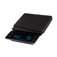 Barista Essential weegschaal met timer zwart