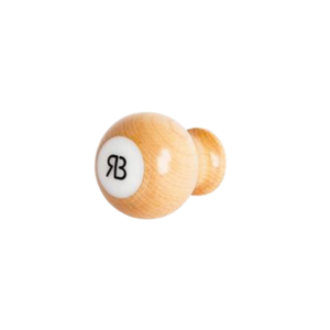 Reg Barber Reg Barber Handle Maple Short Ball White delron