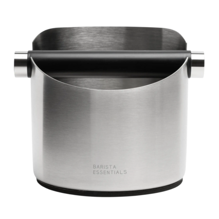Barista Essentials Uitklopbak 14cm -  RVS/Zilver