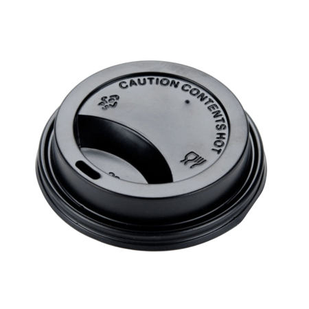 Brandmeesters Deksel Paper Cup 7oz zwart [100st.]