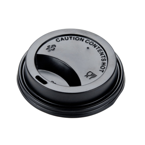 Brandmeesters Deksel Paper Cup 7oz zwart [100st.]