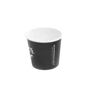 Brandmeesters Paper Cup 4oz zwart BIO [50st.]