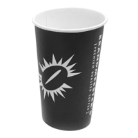 Paper Cup 16oz zwart BIO [50st.]