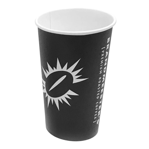 Brandmeesters Paper Cup 16oz zwart BIO [50st.]