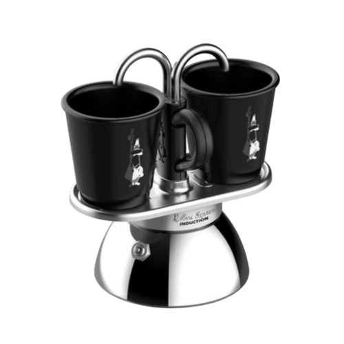 Bialetti Bialetti Mokapot DUE RVS [2 Kops] met kopjes inductie geschikt