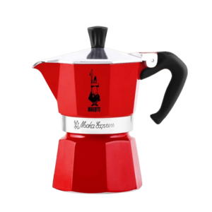 Bialetti Bialetti Mokapot Moka Express aluminium [3 kops] ROOD