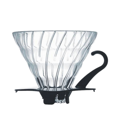 Hario Hario Dripper V60 #2 Glas Zwart