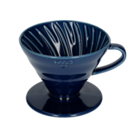 Hario Dripper V60 Porselein #2 - Indigo Blauw