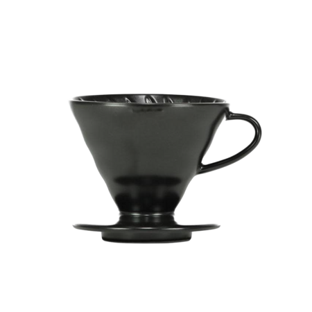Hario Dripper V60 Porselein #2 - Mat Zwart