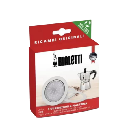 Bialetti Bialetti ALU 3 ringen + 1 zeefje [6 kops]