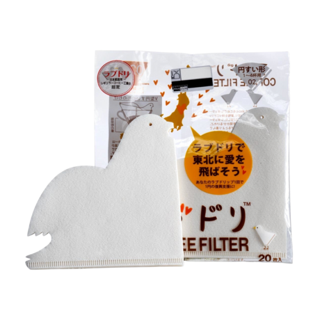 Hario Hario V60 Filter Love Bird #2 20 stuks (ACTIE)