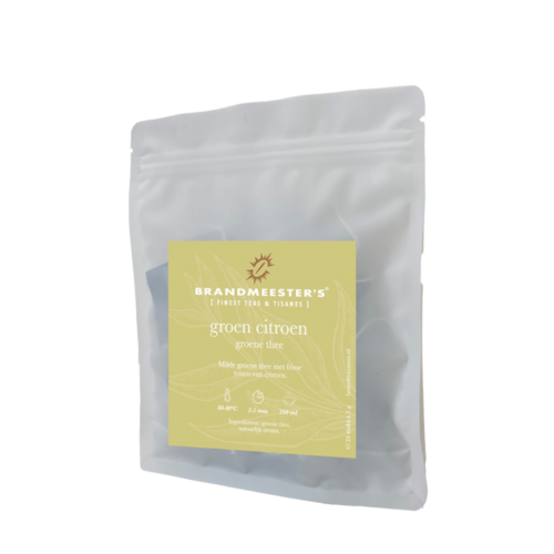 Brandmeesters Groen Citroen - theezakjes 25 st.