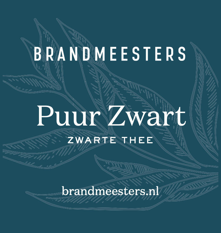 Brandmeesters Theezakjes Bulk - Puur Zwart 100 st.