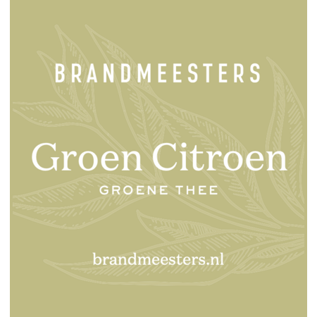 Brandmeesters Theezakjes Bulk - Groen Citroen 100 st.