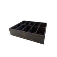 Theedoos 10-vaks HOUT