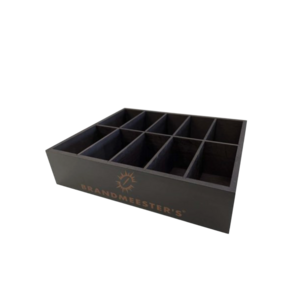 Brandmeesters Theedoos 10-vaks HOUT