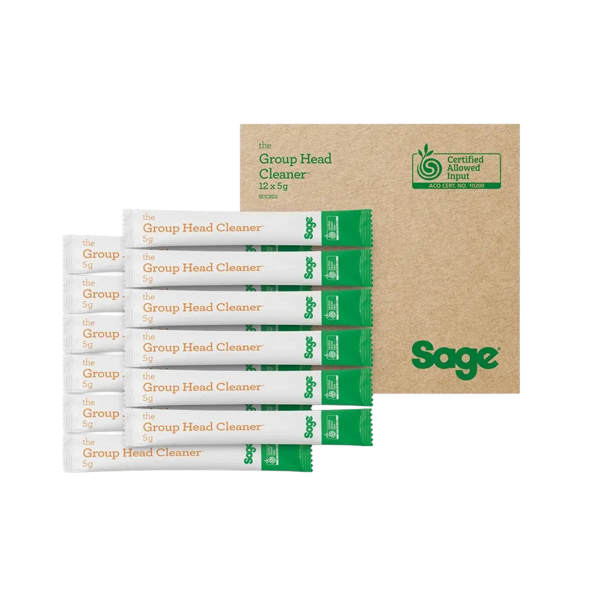 SAGE SAGE Reinigingspoeder (per 12 stuks) GROUP HEAD CLEANER