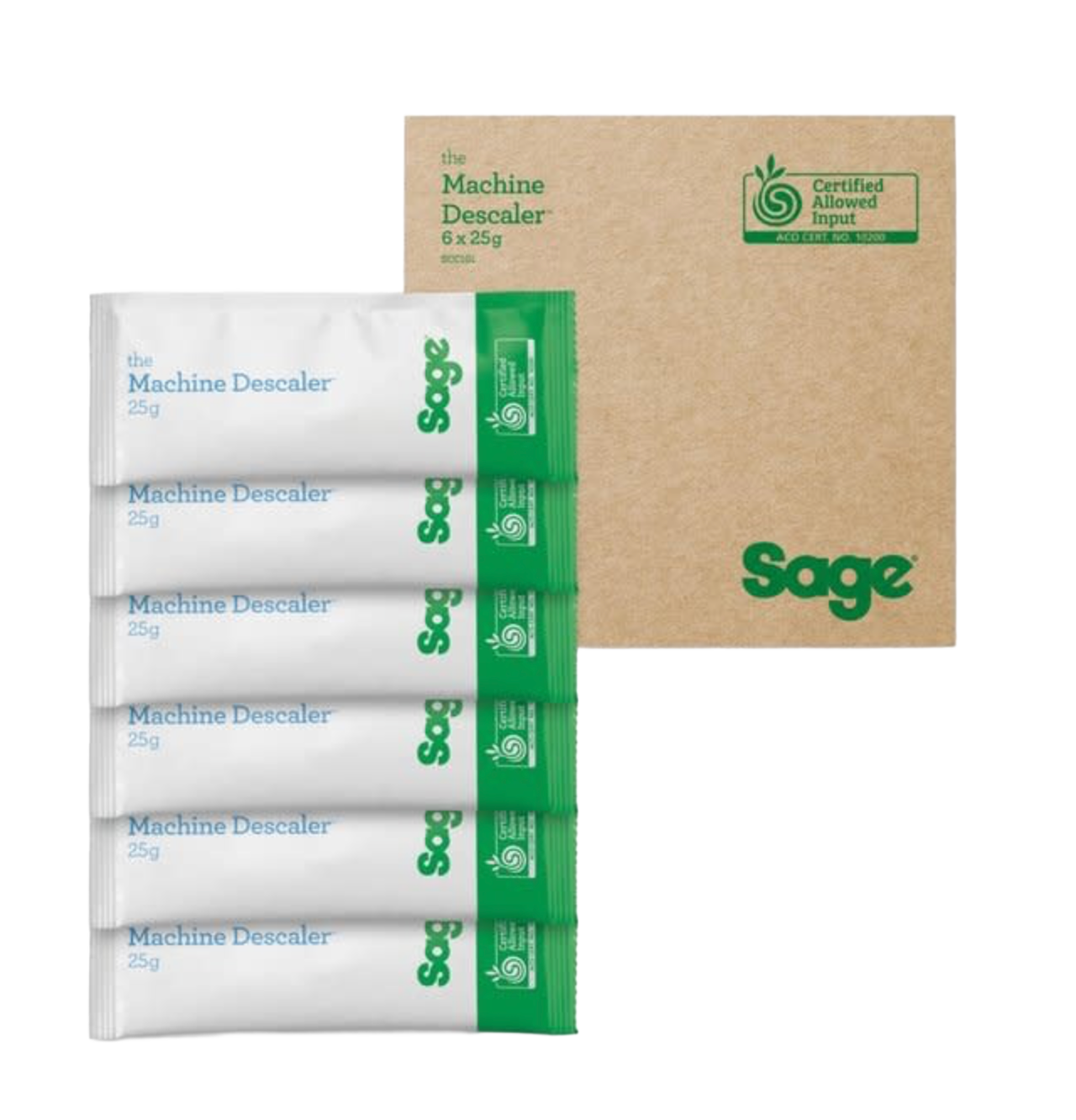 SAGE SAGE Ontkalking voor  Barista Express (per 6 stuks)