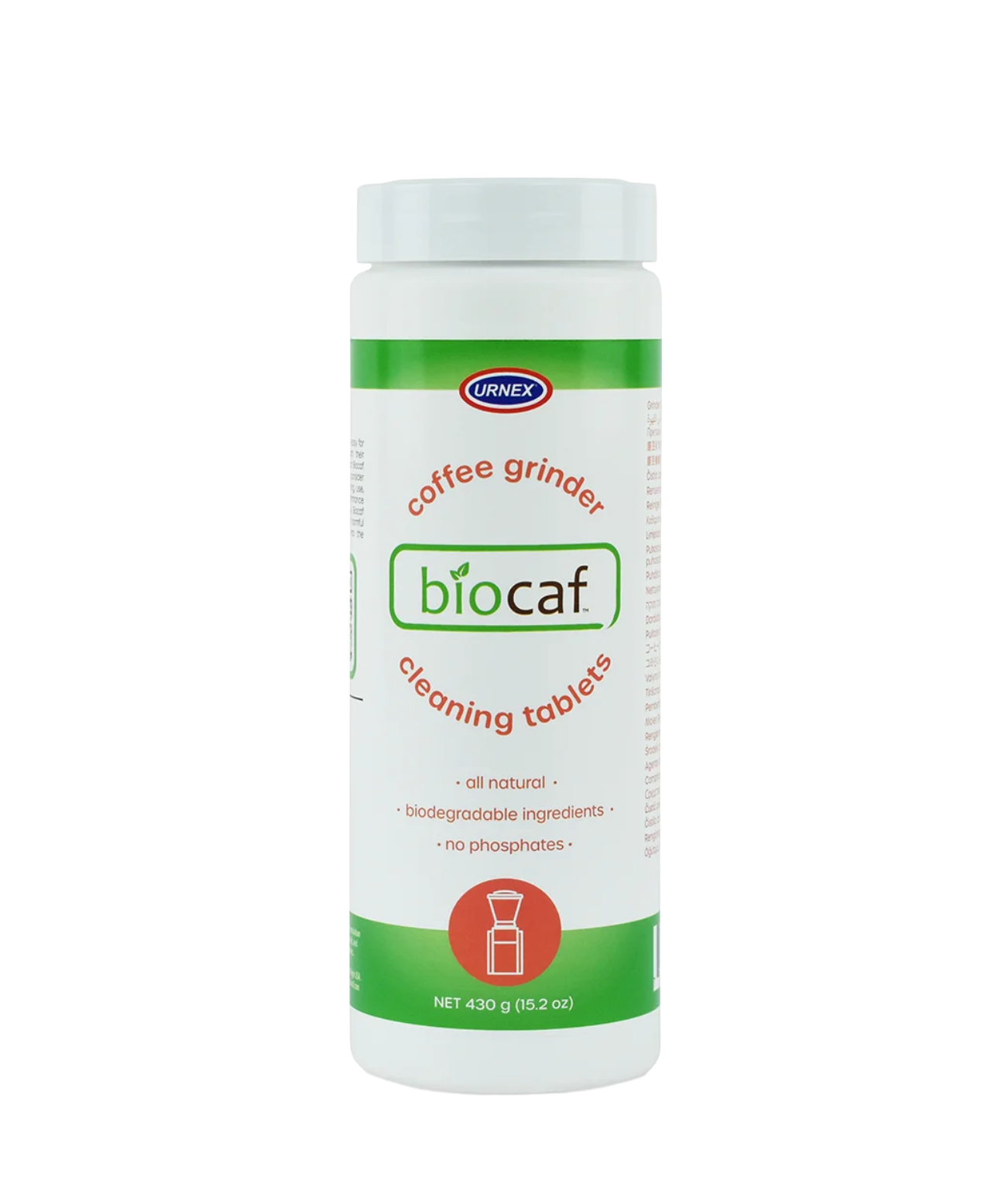 Puro-Urnex Urnex Biocaf reinigingstabletten bonenmaler 430 gr.
