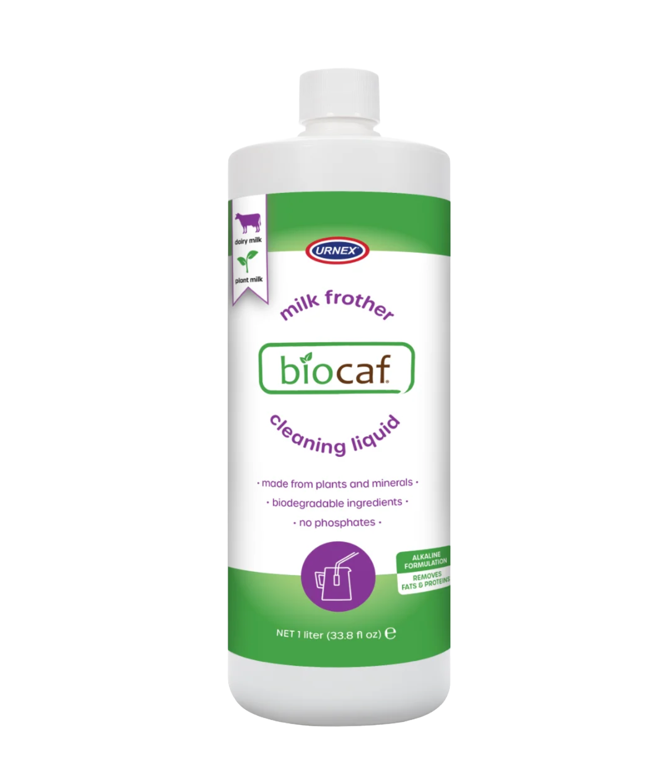 Puro-Urnex Urnex Biocaf vloeibare melkreiniger 1ltr