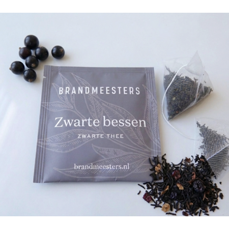 Brandmeesters Theezakjes Bulk - Zwarte Bessen 100 st.