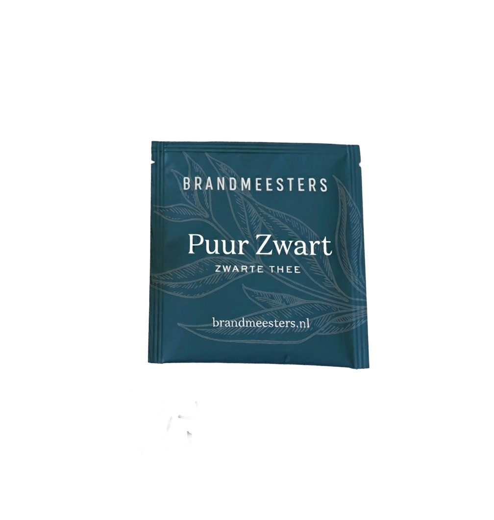 Brandmeesters Theezakjes Bulk - Puur Zwart 100 st.