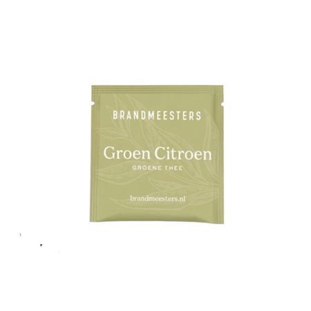 Brandmeesters Theezakjes Bulk - Groen Citroen 100 st.