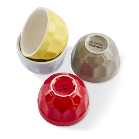 Pols Potten Pols Potten Cappuccino La Marzocco set van 4 Polygon NEW