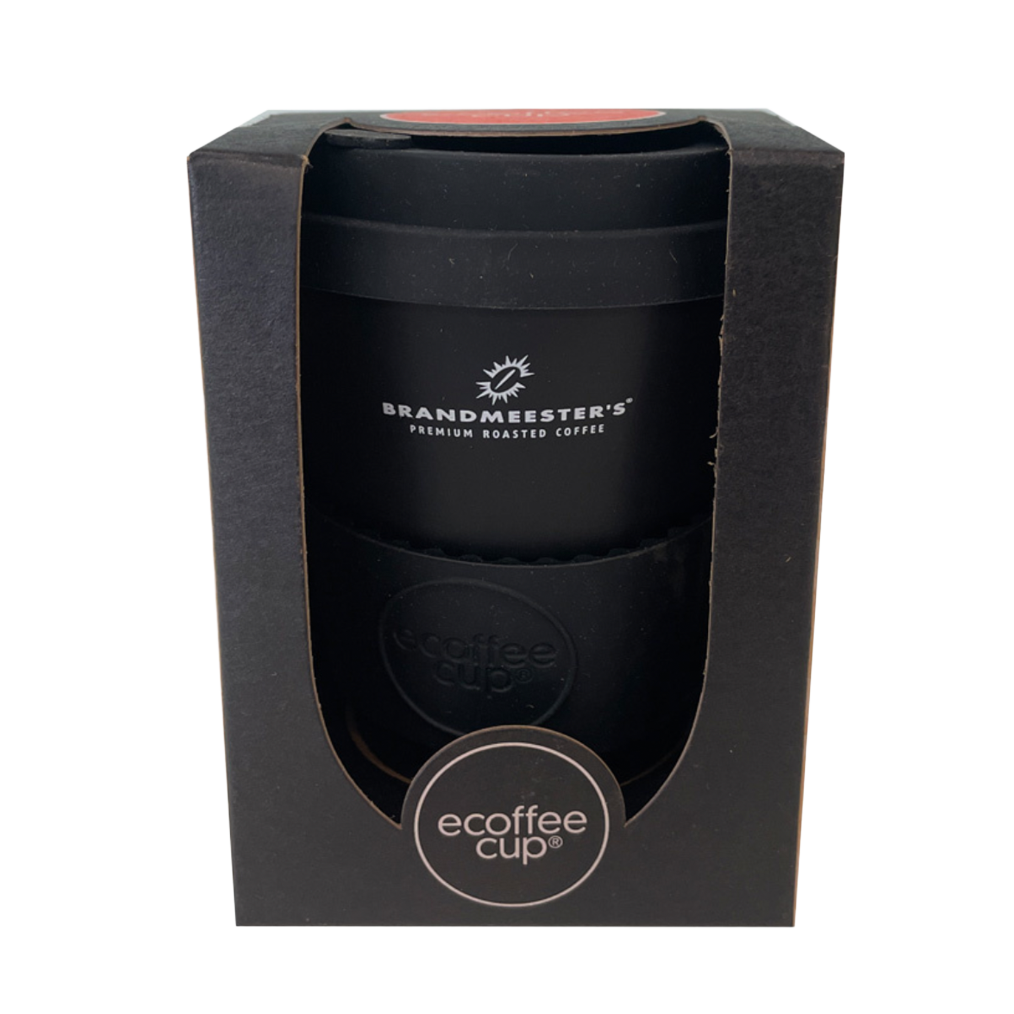 Ecoffee Cup Ecoffee Cup ZWART 8oz/250ml Brandmeester's houtvezel