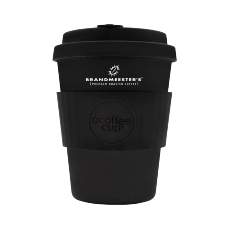 Ecoffee Cup Ecoffee Cup ZWART 8oz/250ml Brandmeester's houtvezel