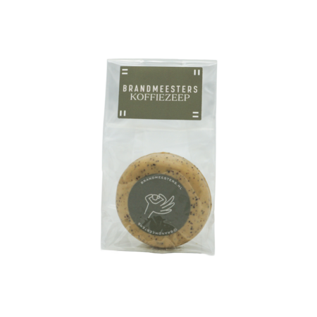 Brandmeesters Koffie zeep rond 70 gram