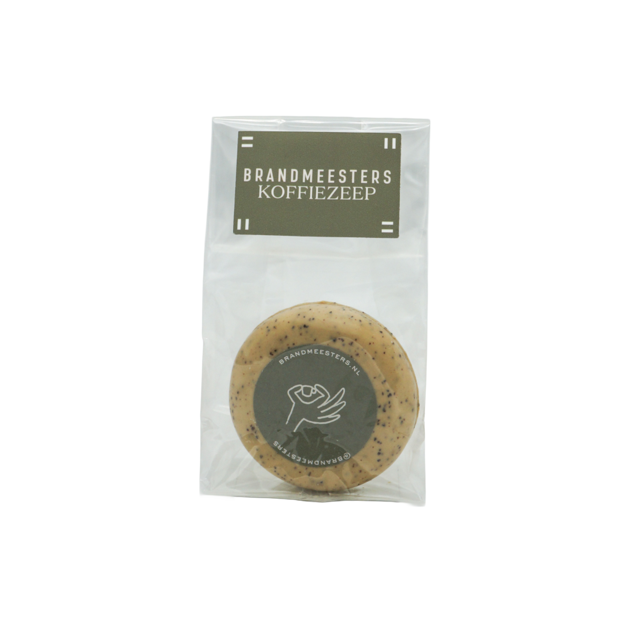 Brandmeesters Koffie zeep rond 70 gram
