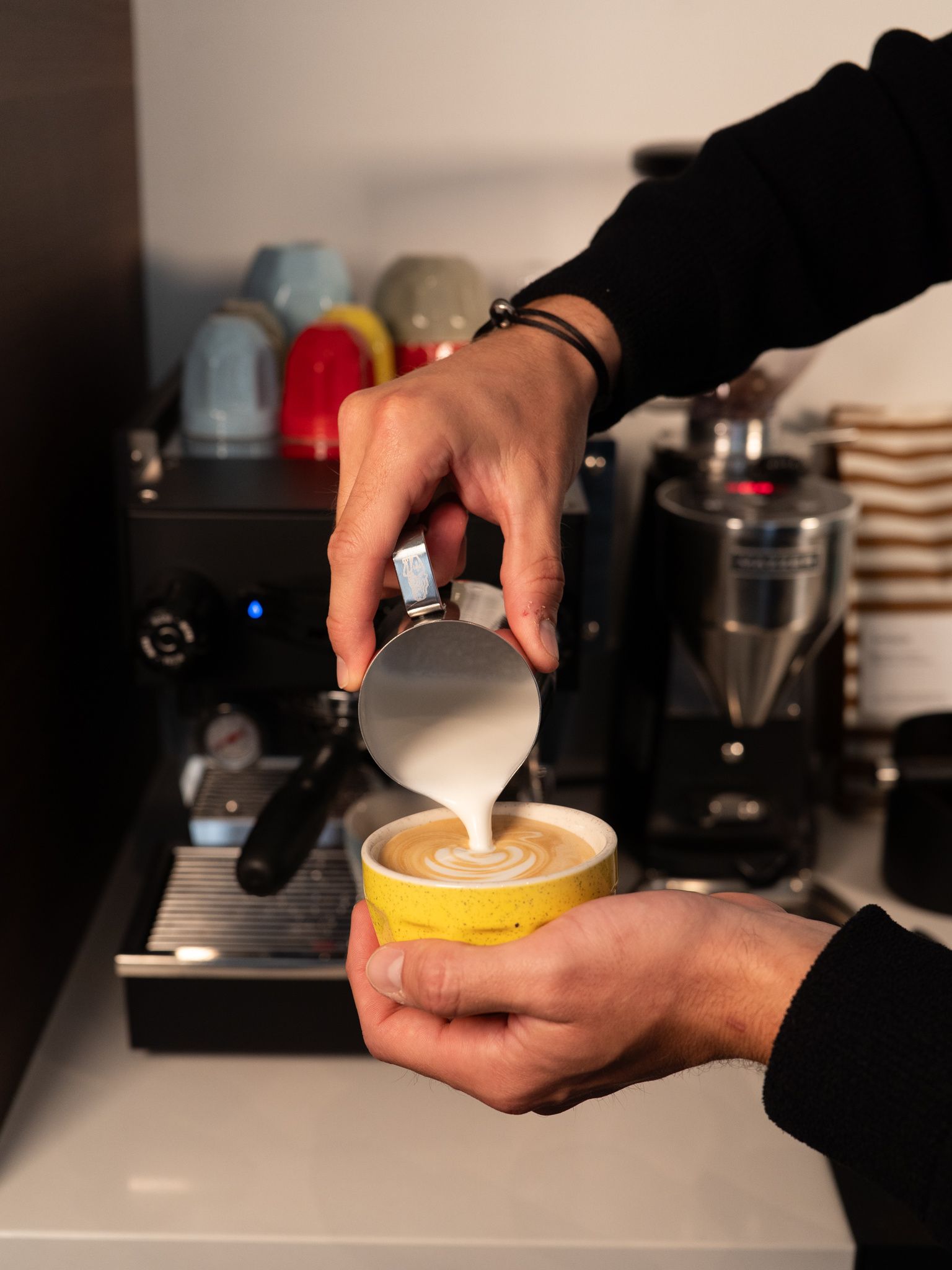 Pols Potten Pols Potten Cappuccino La Marzocco set van 4 Polygon NEW
