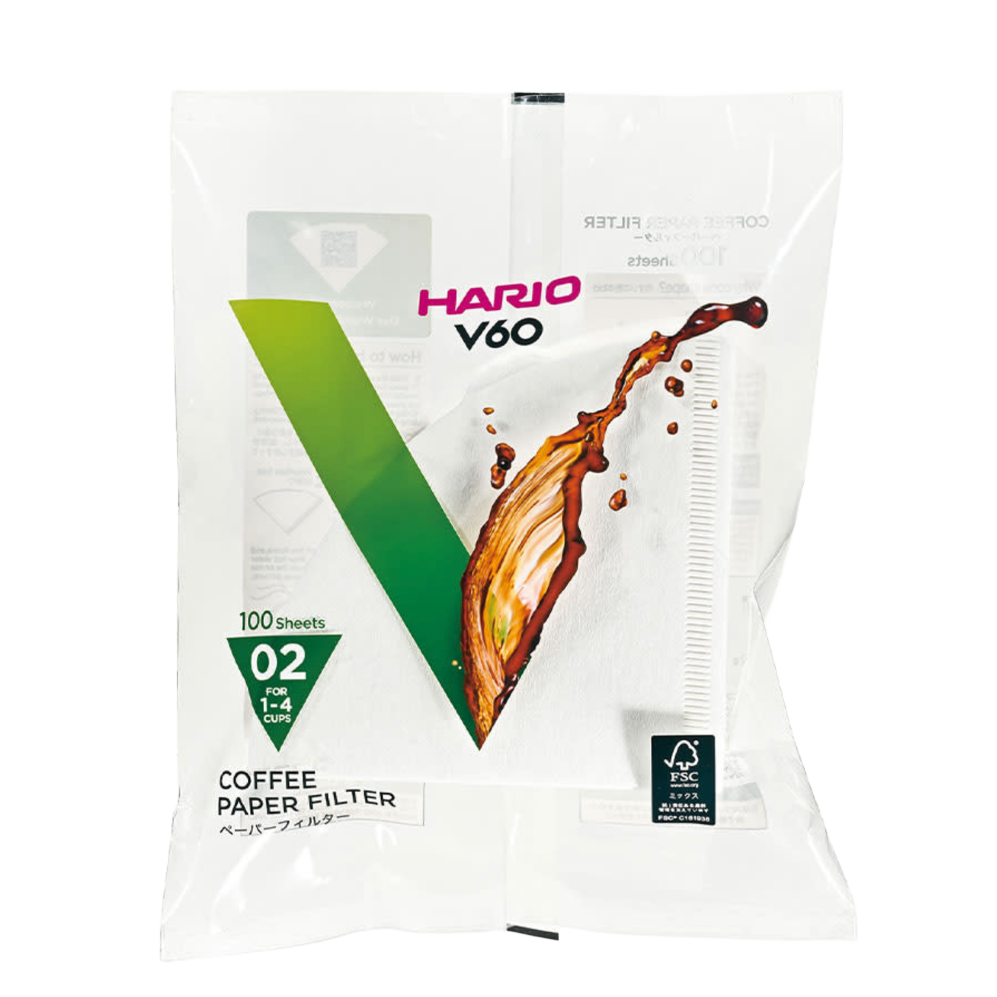 Hario HARIO Filters V60  #2 -100 st.