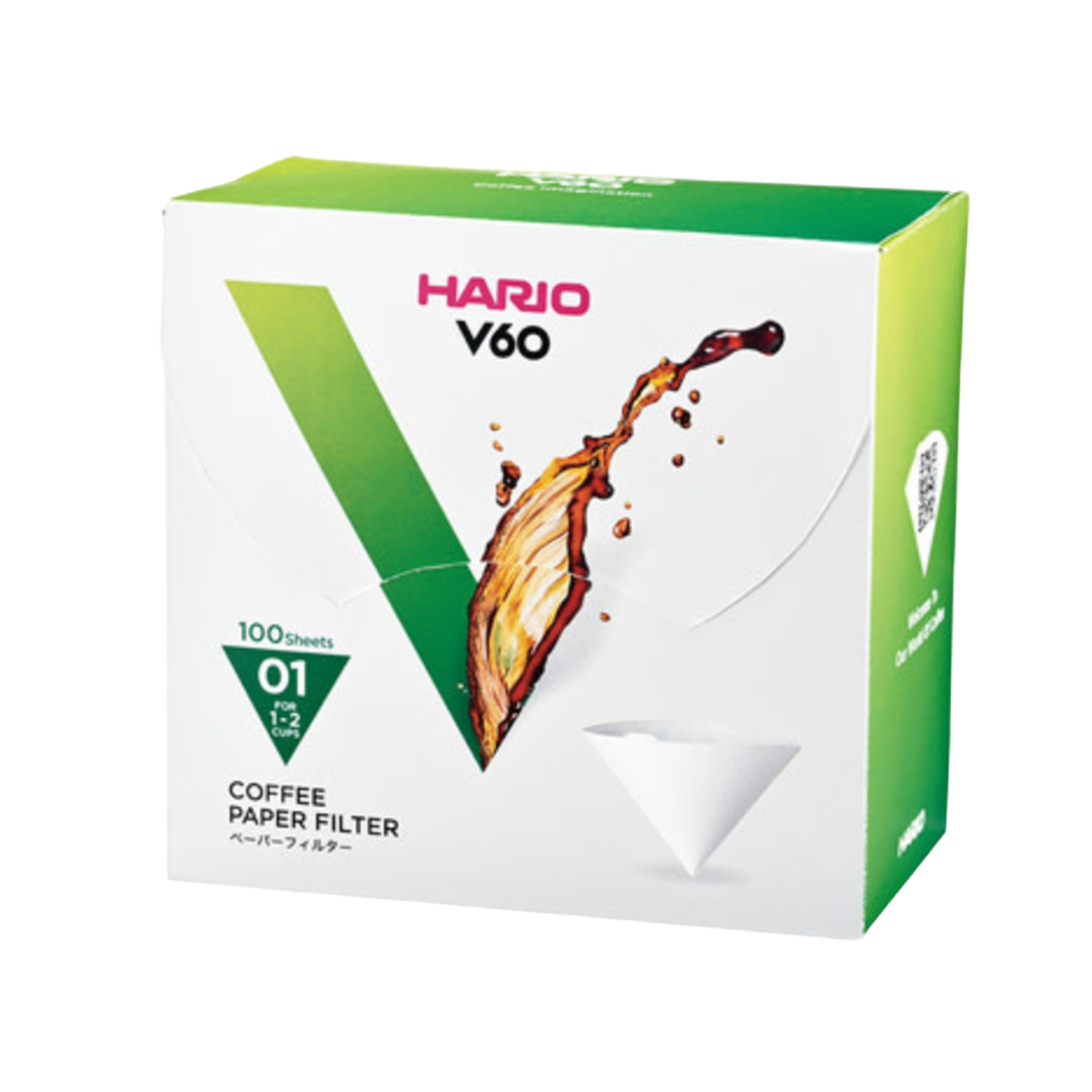 Hario Hario Filters V60 #1 1-2 kops 100st BOX
