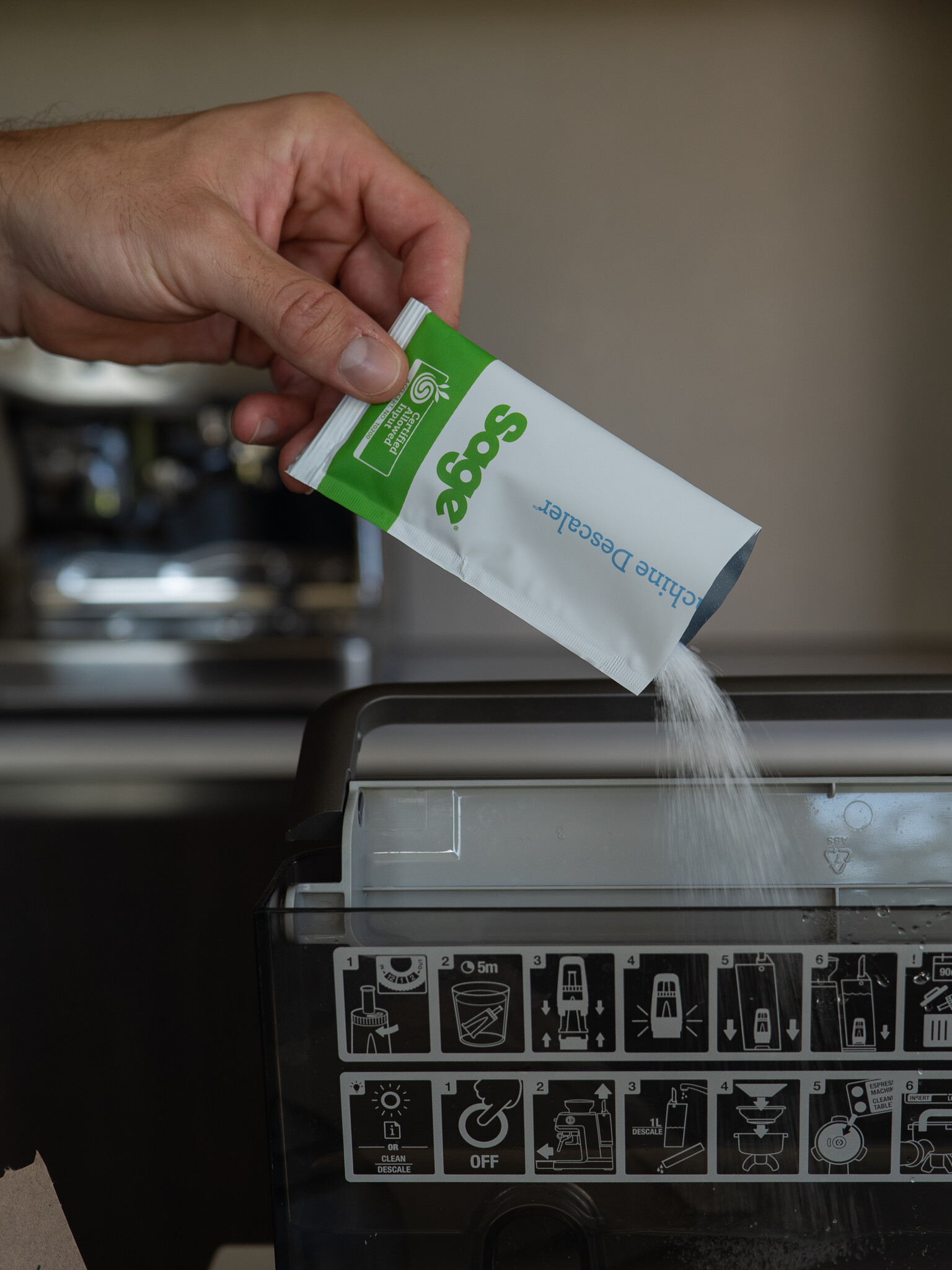 SAGE SAGE Ontkalking voor Barista Express (per 6 stuks)