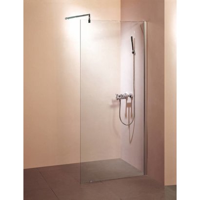 Walk in douchewand met profiel 10 mm veiligheidsglas 80
