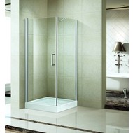 Douchecabine vierkant swingdeur met Nano coating 90