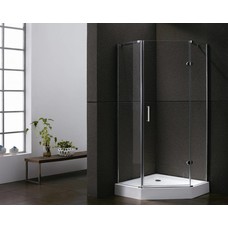 Douchecabine vijfhoek 1 deur 90
