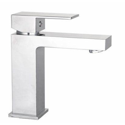 Wastafelmengkraan Cube Chroom