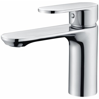 Wastafelmengkraan Edge rond Chroom