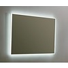 Spiegel infinity met rondom LED verlichting, 3 kleur instelbaar & dimbaar 100 incl. spiegelverwarming