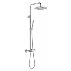 Doucheset thermostatisch (in hoogte verstelbaar) RVS douchekop 25 cm