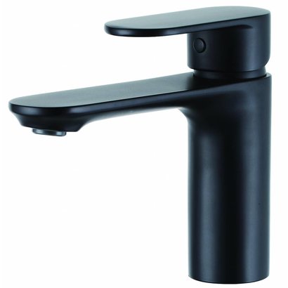 Wastafelmengkraan Edge rond Mat Zwart