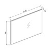 Spiegel infinity met directe verlichting 120