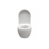 Wandcloset easy flush rimfree compact met toiletzitting softclose en quickrelease