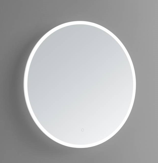 Knuppel belofte Stemmen Ronde spiegel met LED verlichting, 3 kleur instelbaar & dimbaar 80 -  Sani-Supply