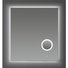 Spiegel met make-up spiegel met LED verlichting, 3 kleur instelbaar & dimbaar 60